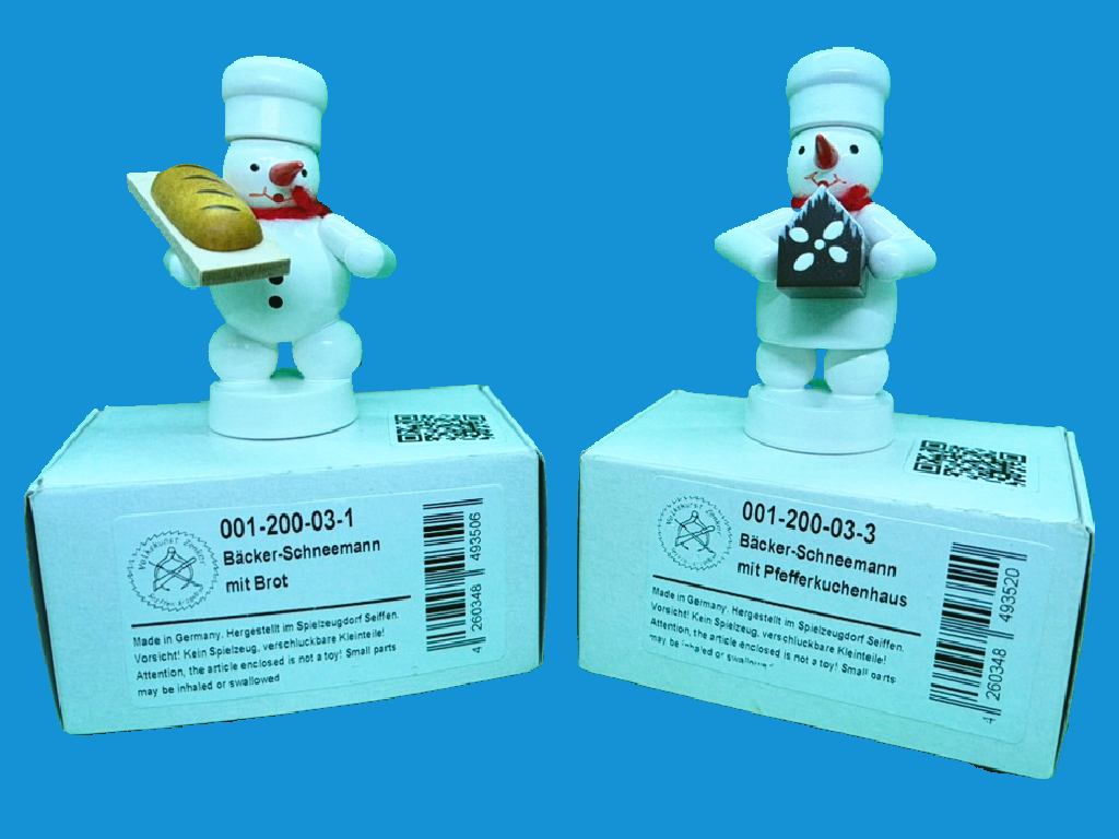 Bäcker-Schneemann aus dem Erzgebirge
