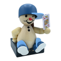 Drechslerei Volkmar Wagner – Schneemann „City Kid“ Flash (Sitzend) ca. 15 cm