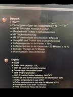 DMS Filterkaffeemaschine (silber schwarz)