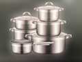 DMS Topfset silber