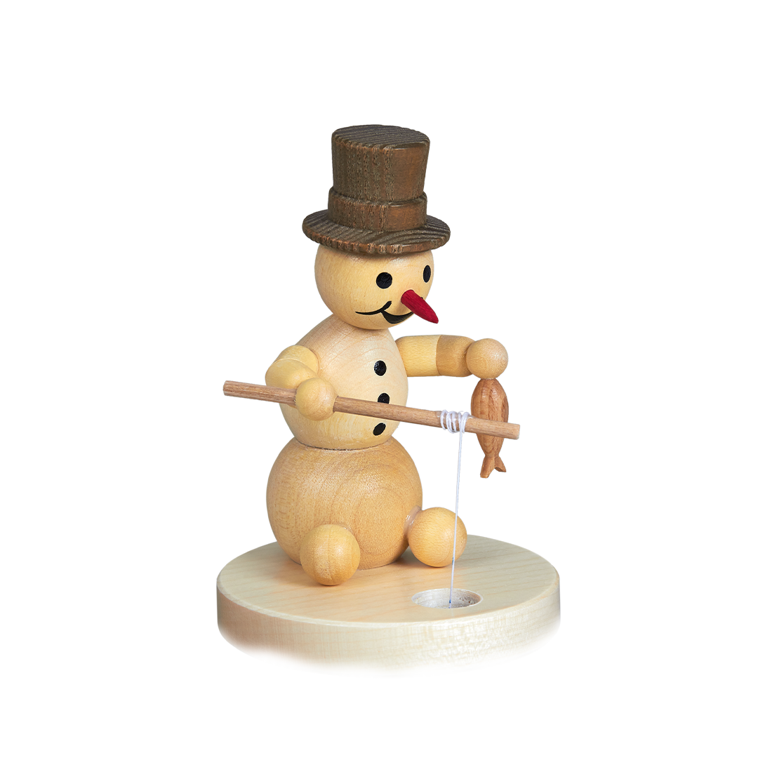 Volkmar Wagner Schneemann "Eisangler"