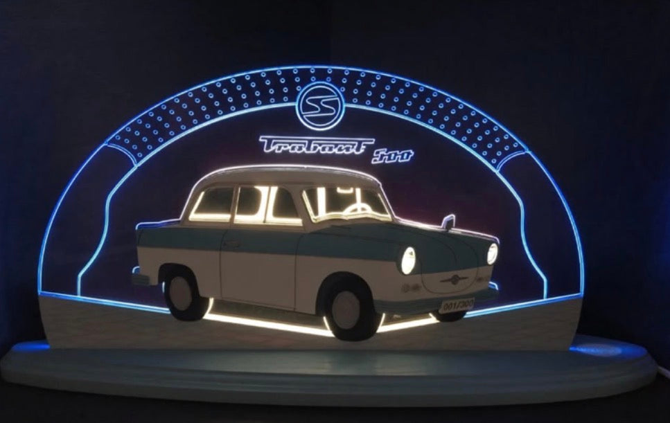 Weigla LED-Motivleuchte "Mein Liebling - Trabant 500" - Limitierte Sonderedition (Exemplar 139/300)