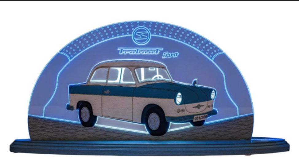 Weigla LED-Motivleuchte "Mein Liebling - Trabant 500" - Limitierte Sonderedition (Exemplar 139/300)