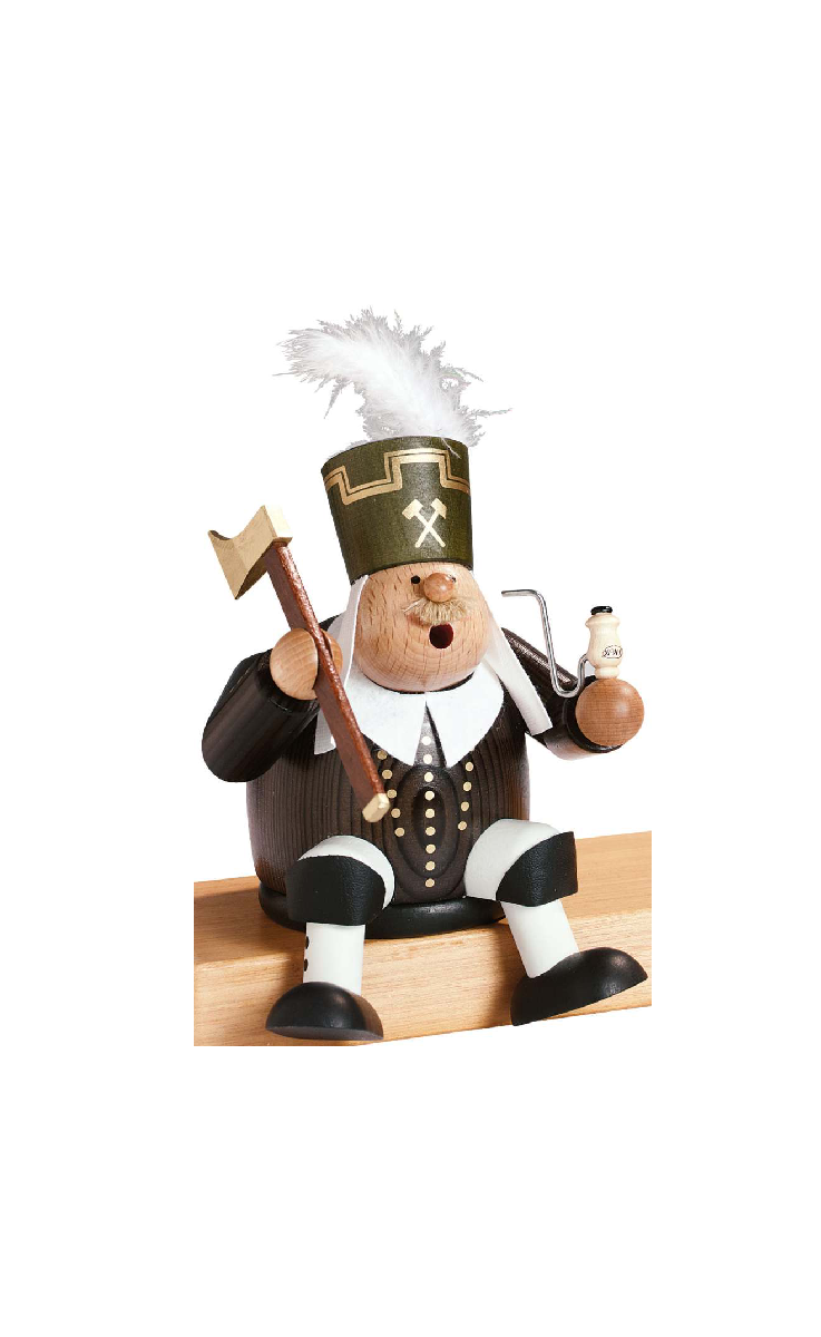 Räuchermann KWO (Die Dicken) Bergmann (18 cm)