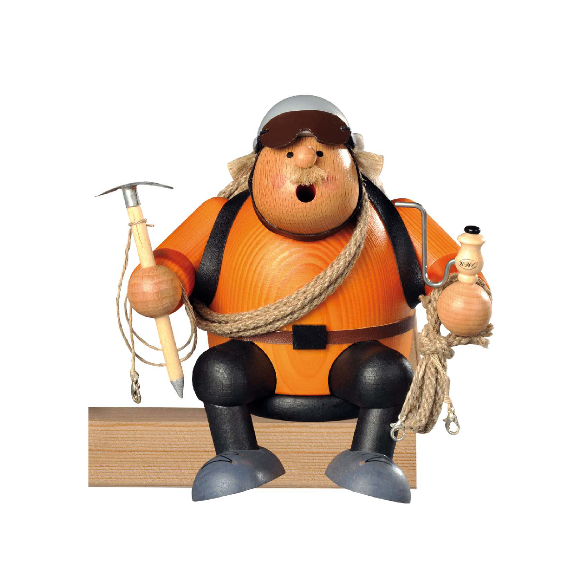 Räuchermann KWO (Die Dicken) Bergsteiger (16 cm)