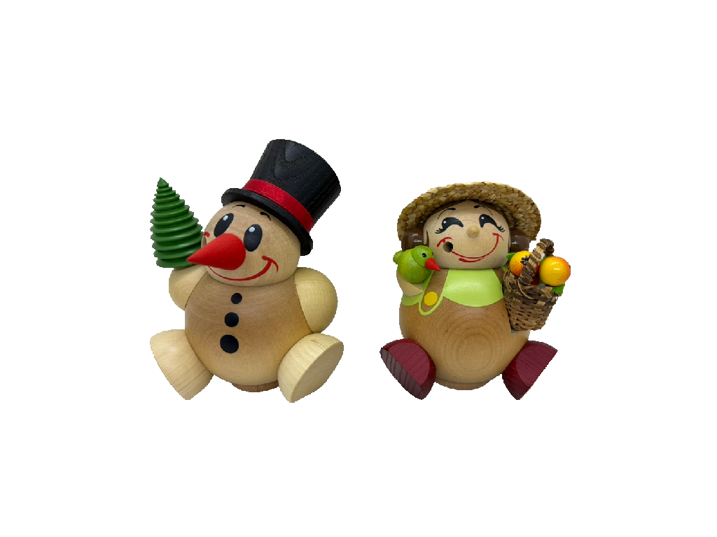 Kugelräucherfigur aus dem Erzgebirge mittel (11-12 cm)