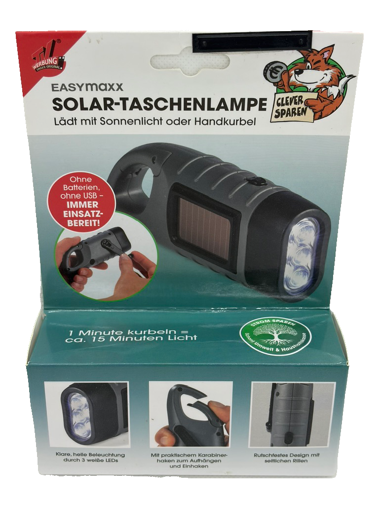 Mini Solar-Taschenlampe