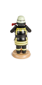 Müller Räuchermann Feuerwehrmann schwarz