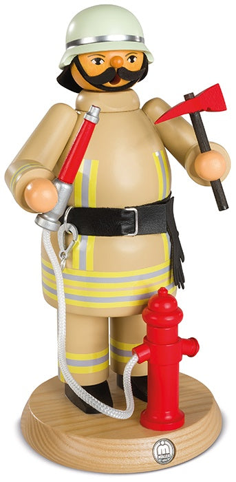 Müller Räuchermann Feuerwehrmann safaribeige