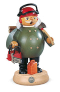Müller Räuchermann Waldarbeiter mit Motorsäge 11 x  17 cm