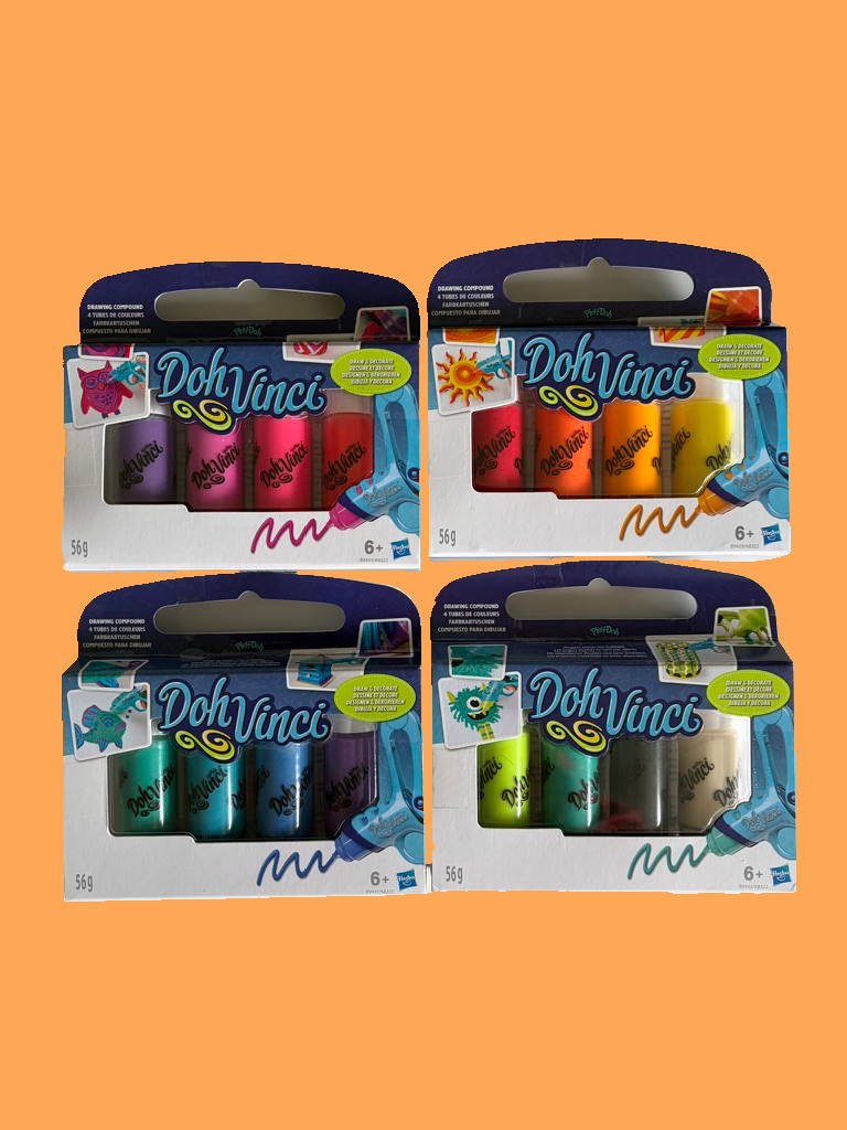 Play-Doh DohVinci 4er-Nachfüllpack