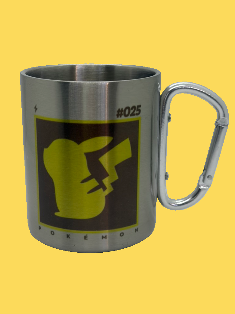 Pokémon-Pikachu Karabiner-Becher (Edelstahl)