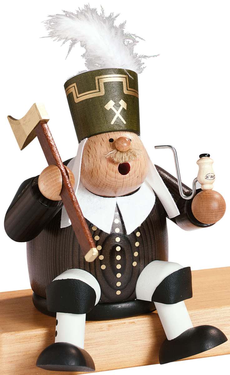 Räuchermann KWO (Die Dicken) Bergmann (18 cm)