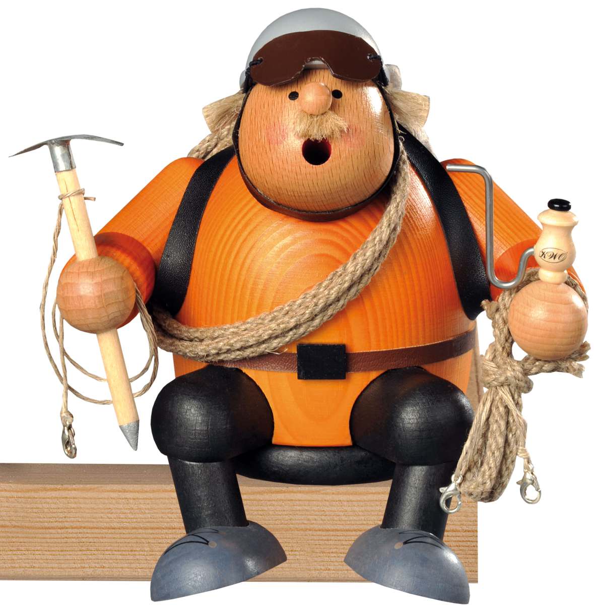 Räuchermann KWO (Die Dicken) Bergsteiger (16 cm)