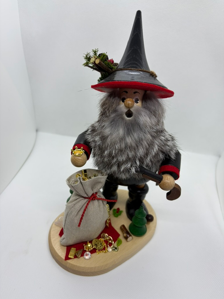 Räuchermann Wichtel DWU schwarz