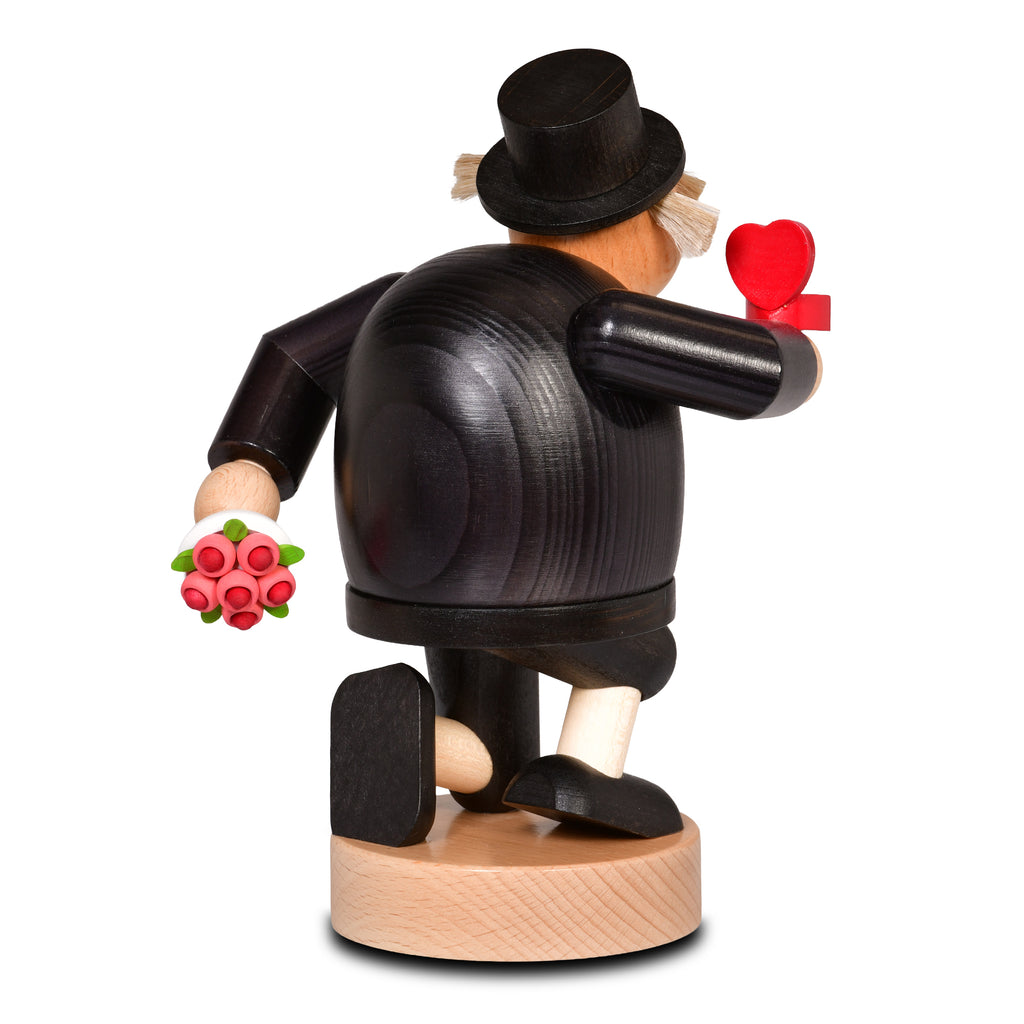 KWO Räuchermann "Rosenkavalier" - Serie "Die Dicken" (20 cm)