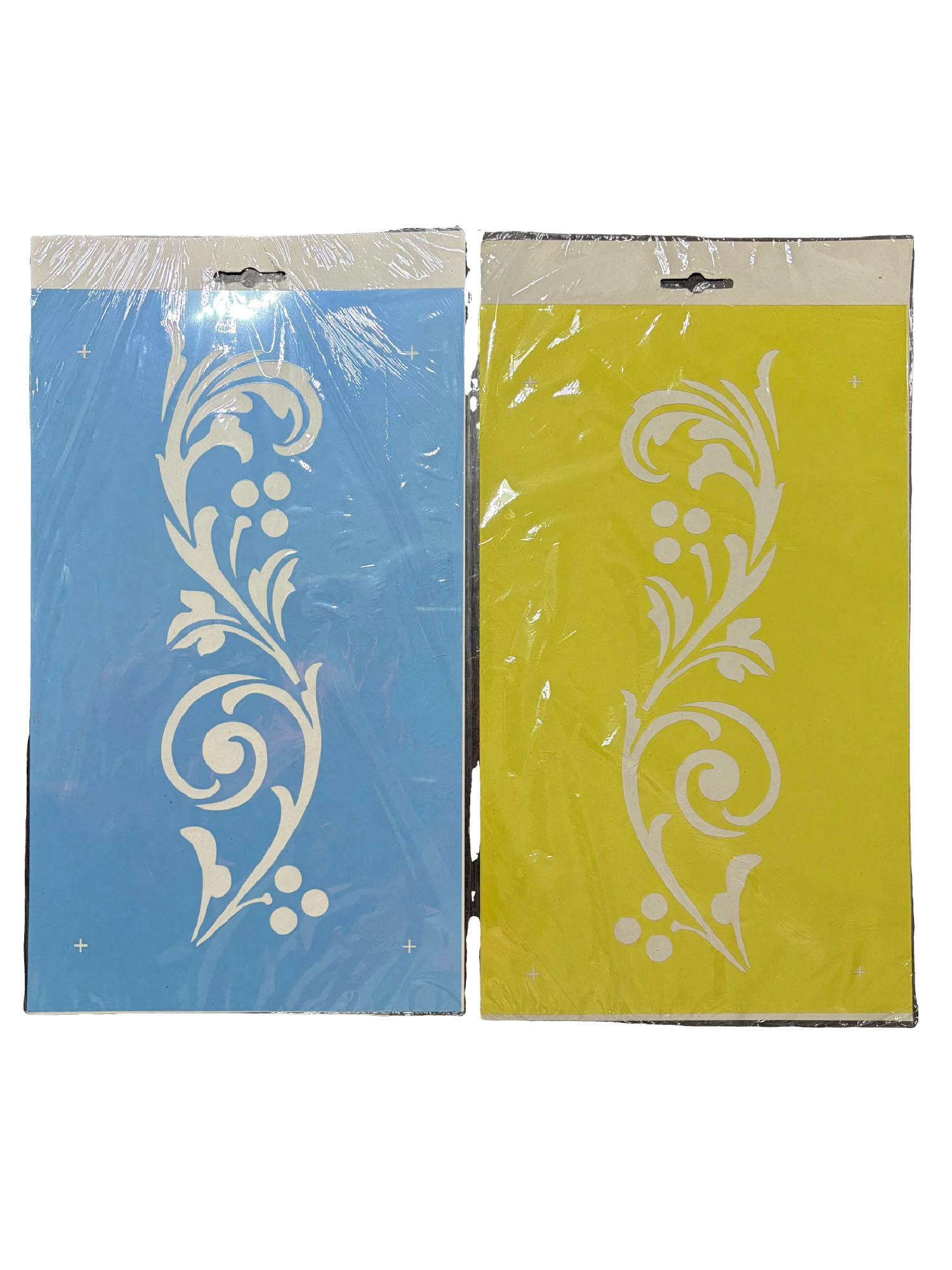 Wiedervendbare Wandschablone Ranke