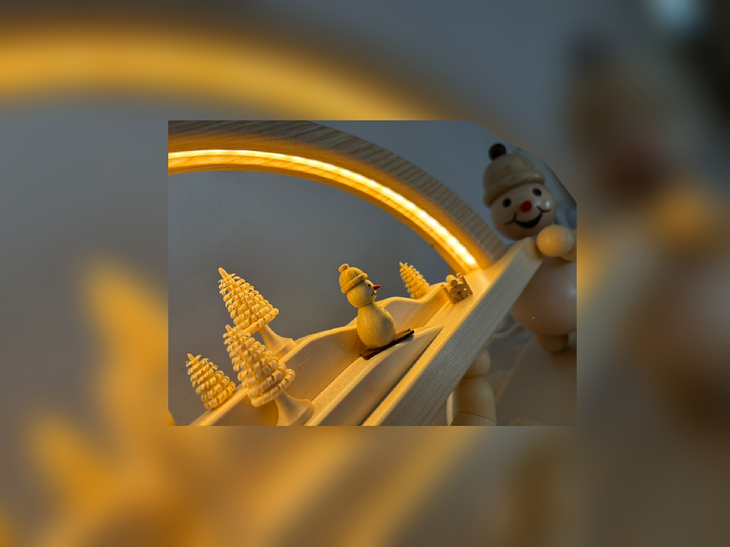 Volkmar Wagner LED Lichterbogen Kleine Winterwelt